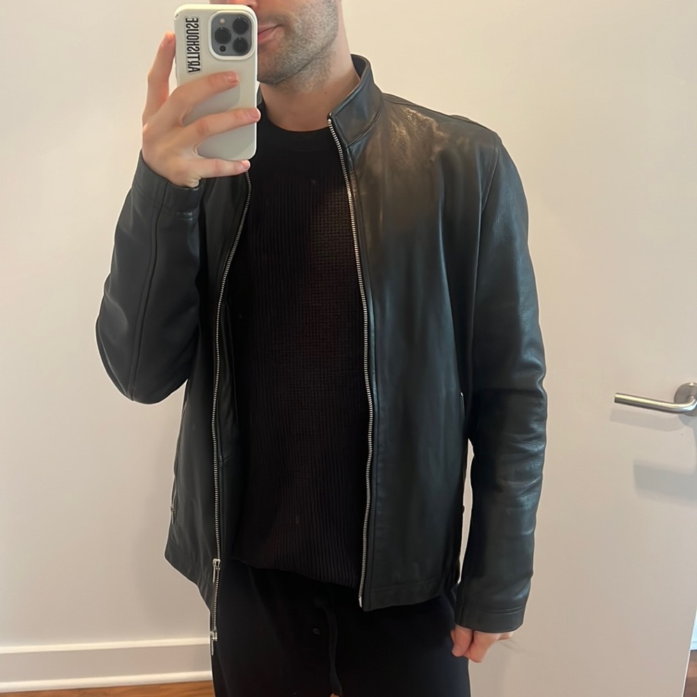 THEORY LEATHER JACKET